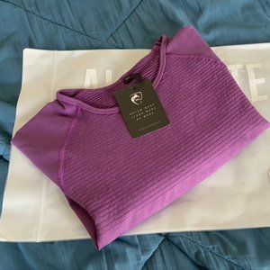 Revival Long Sleeve Crop - Ultra Violet